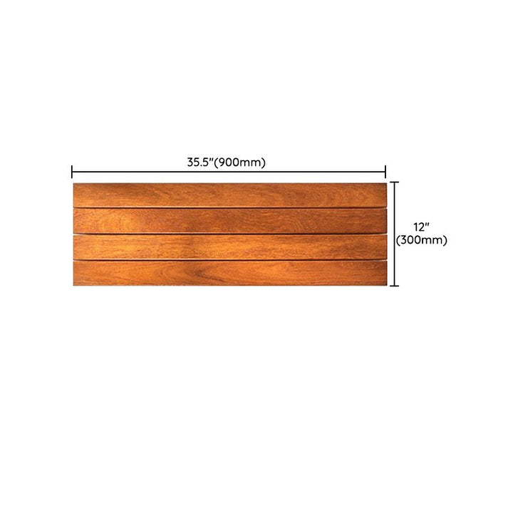 Lisslune | Modern Style Square Wood Flooring Corrosion Resistant Outdoor Wood Flooring