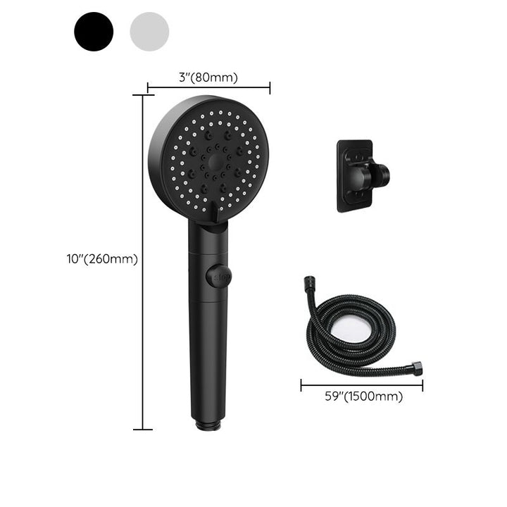 Lisslune | Modern Handheld Supercharged Showerhead Round Turbo Spray Head