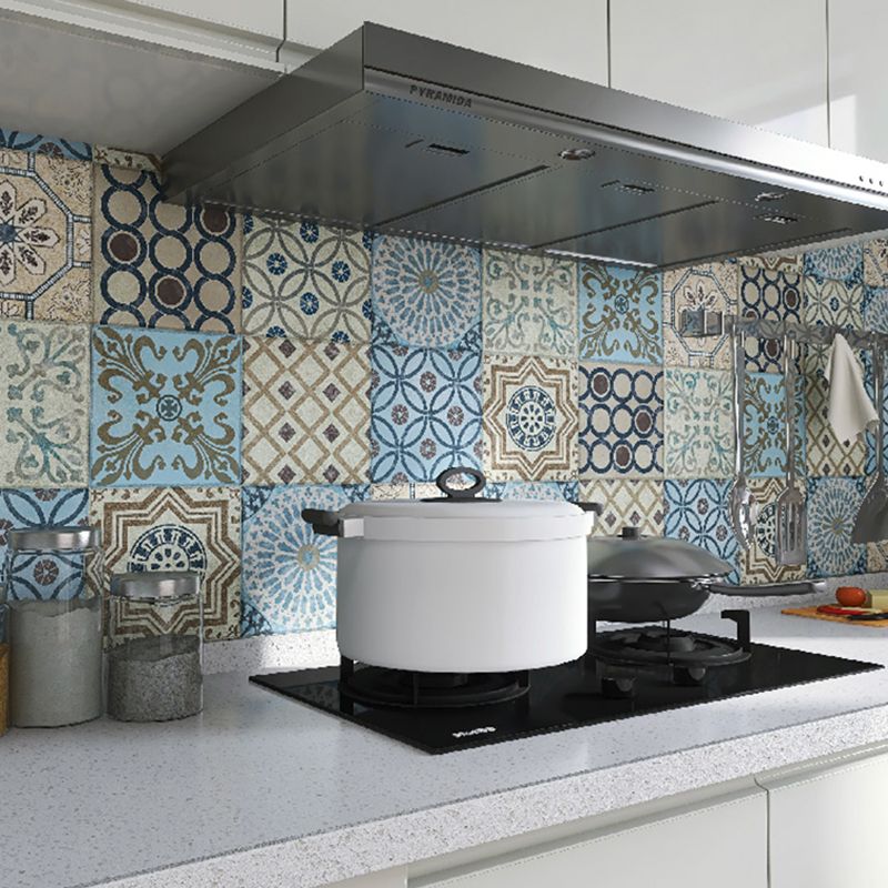 Lisslune | Modern Multicolor Peel/Stick Back Wall Tile PVC Peel and Stick Back Wall Tile