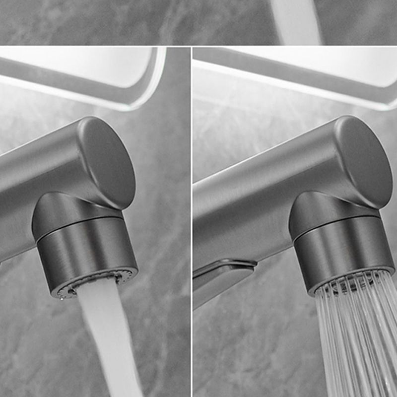 Lisslune | Modern center connection faucet copper center connection washbasin tap for bathroom