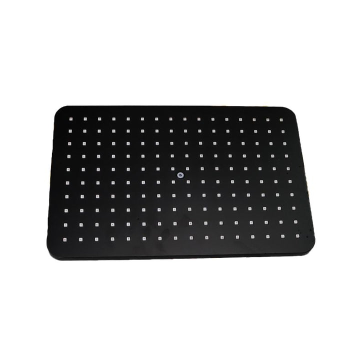 Lisslune | Modern rectangular shower head combo standard spray pattern with hand shower