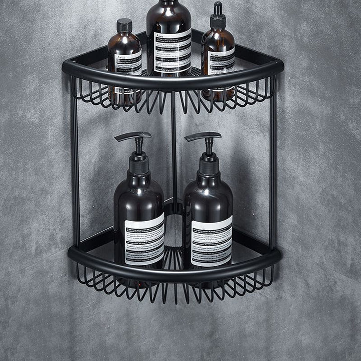 Lisslune | Traditional Brass Bathroom Accessories Set Bathroom Shelf Bathroom Accessories Set