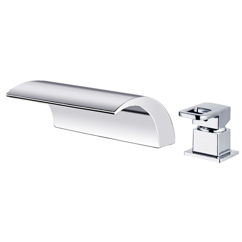 Lisslune | Modern Brass Roman Bathtub Faucet Waterfall Spout Bathtub Faucet