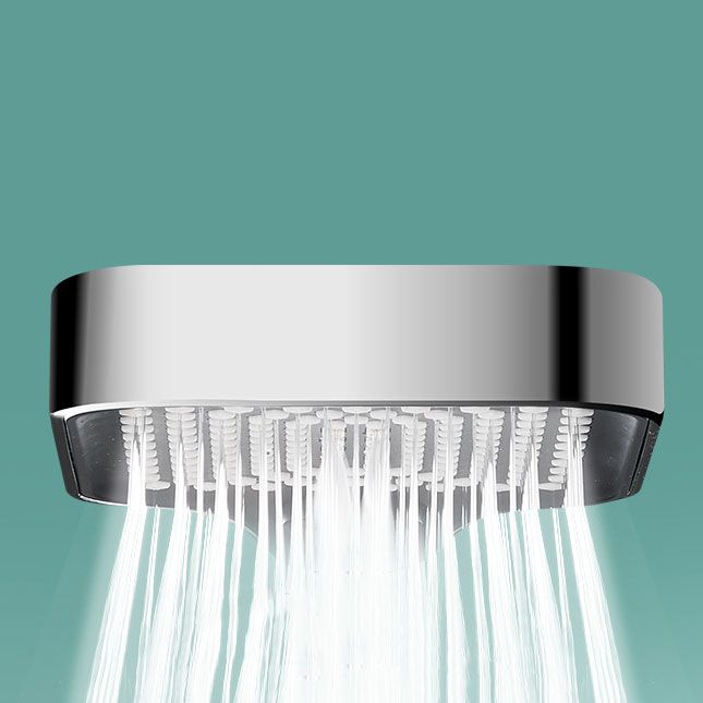 Lisslune | Rectangular Pressure Shower Head 4-Adjustable Water Flow Hand Shower