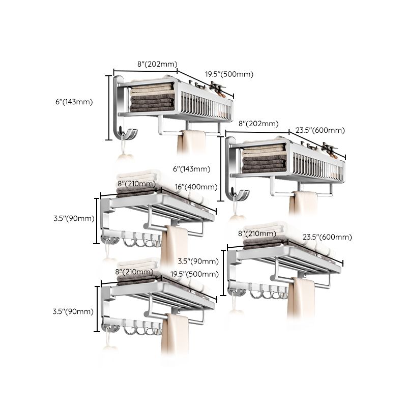Lisslune | Metal Bathroom Hardware Set Adhesive Installation Bathroom Accessory Kit