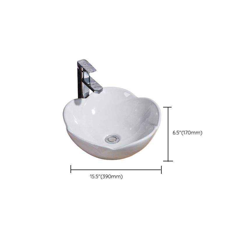 Lisslune | Modern Basin Solid Color Porcelain Sink