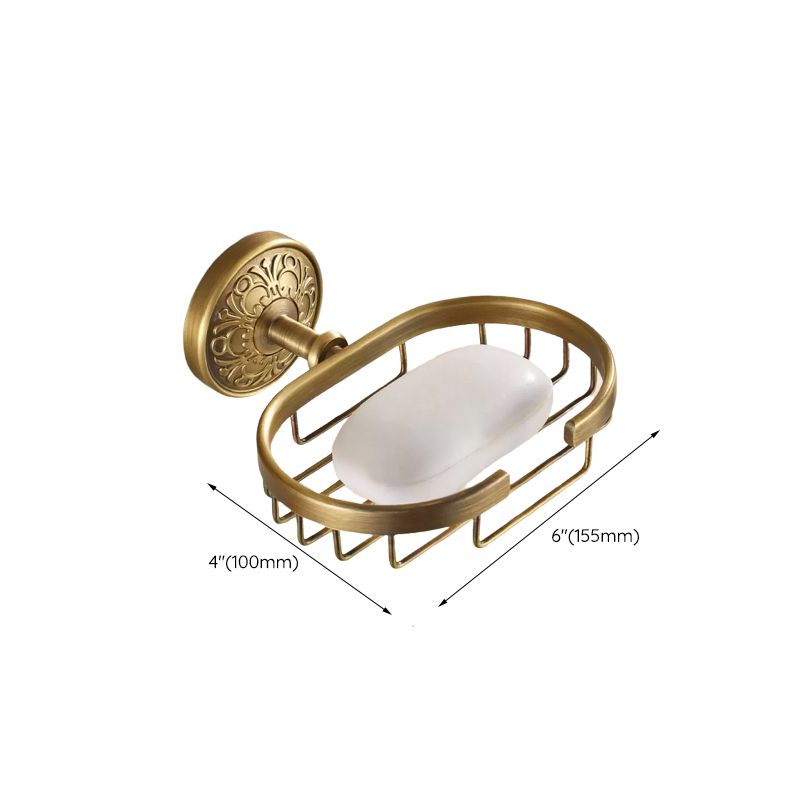 Lisslune | Traditional Bathroom Accessory Set Gold Paper Holder Bathroom Set