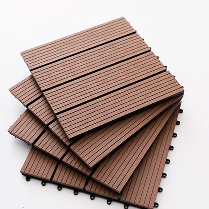 Lisslune | Striped pattern terrace tiles interlocking tiles kit outdoor patio