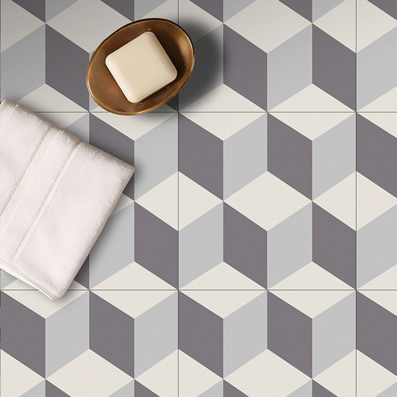 Lisslune | Square Indoor Vinyl Floor Peel and Stick 3D Print Vinyl Floor