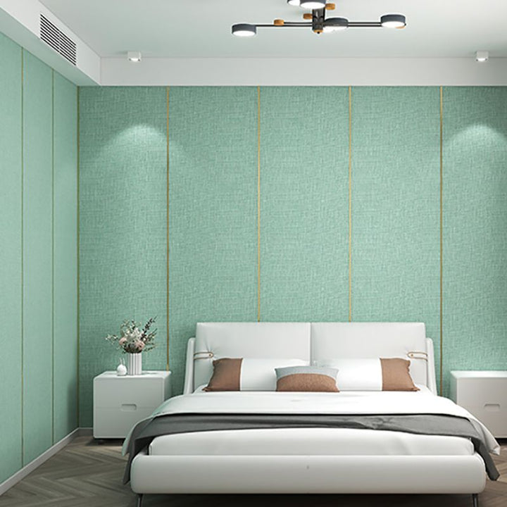 Lisslune | 3D-embossed splash guard panels peel and stick solid color wall cladding