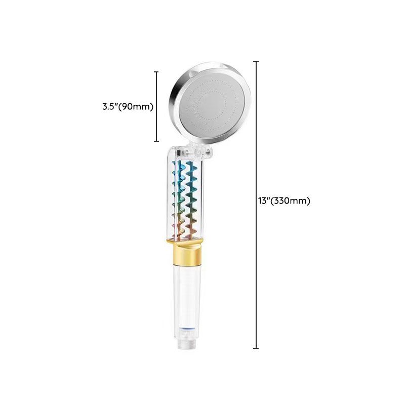 Lisslune | Contemporary Round Handheld Shower Standard Spray Adjustable Showerhead