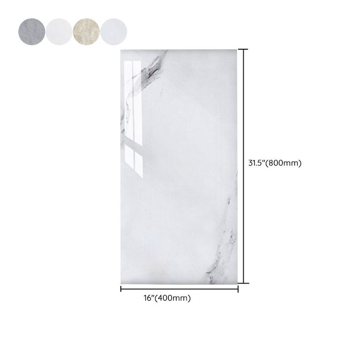 Lisslune | Bathroom single tile marble pattern peel-and-stick tiles backing plate