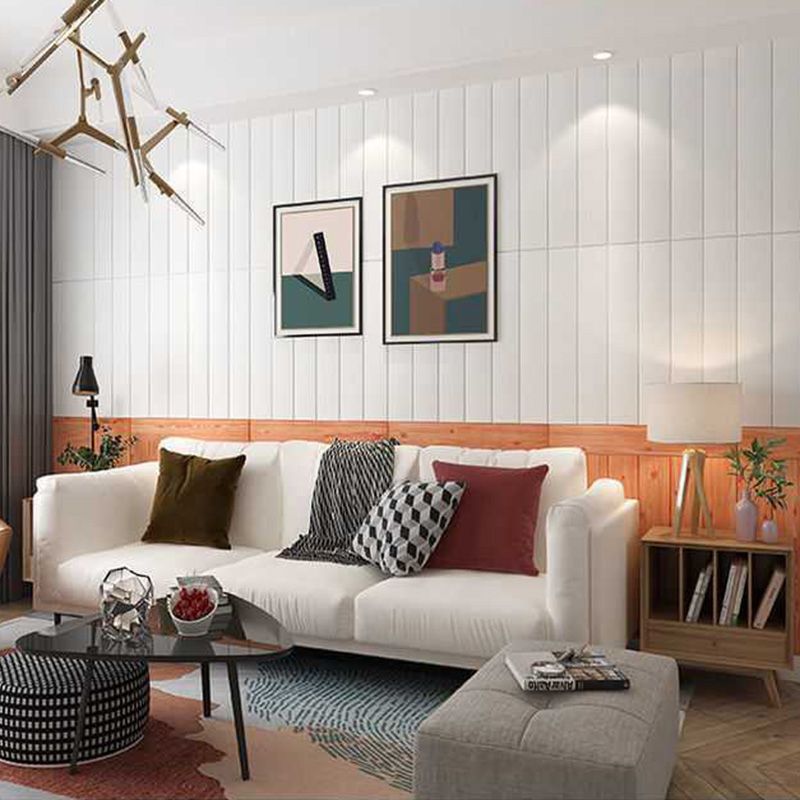 Lisslune | Living Room Wall Paneling for Peeling and Attaching 3D Embossed Wall Paneling