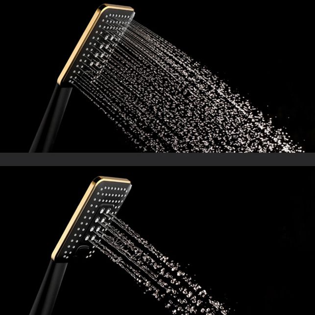 Lisslune | Contemporary Metal Handheld Shower Head Square 3 Settings Spray Head