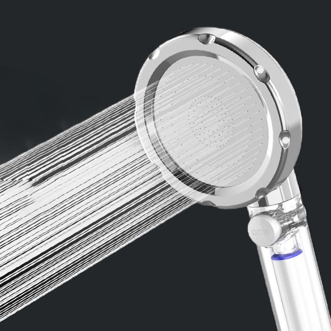 Lisslune | Silver Hand Shower Standard Round Showerhead Combo