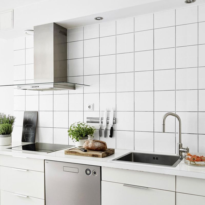 Lisslune | Modern Kitchen Backsplash Tile Waterproof Peel and Stick Mosaic Tile