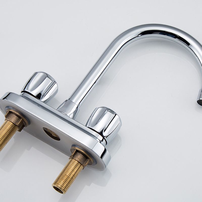 Lisslune | 2-Handle Modern Vessel Sink Faucet Three-Way Bathroom Faucet