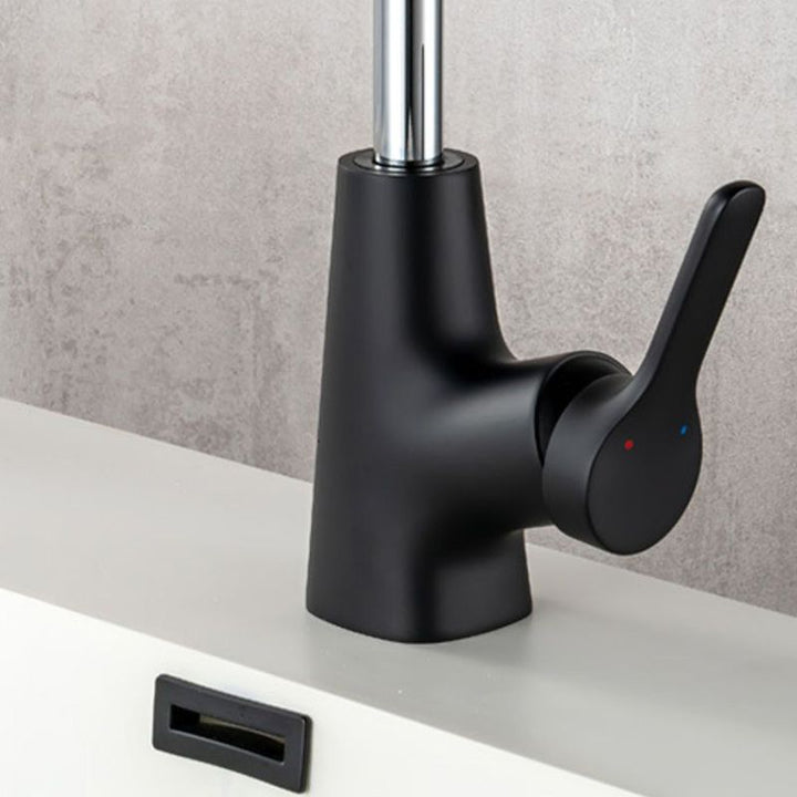 Lisslune | Industrial Style Wide Water Taps Lever Handles Taps for Bathroom