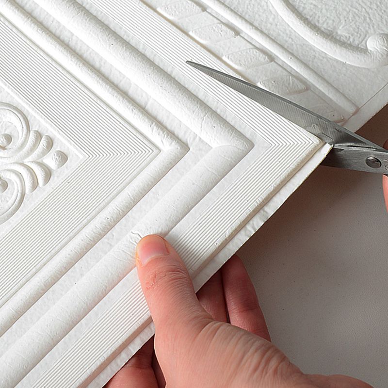Lisslune | Contemporary waterproof 3D wall panel veneer for peeling and sticking for interior walls