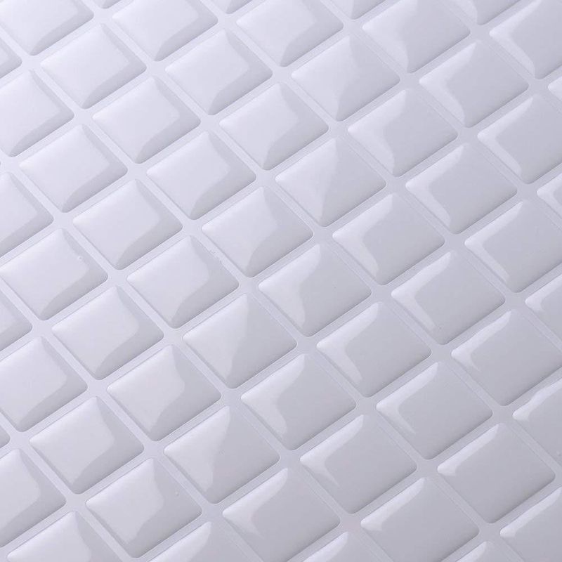 Lisslune | Peel-and-Stick Tile Square Stain-Resistant Mosaic Peel-and-Stick Tile for the Kitchen