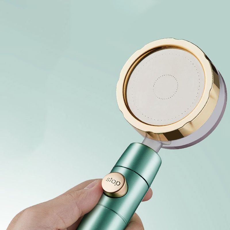 Lisslune | Modern Shower Head for the Bathroom 2-Jet Massage Rain Shower Round Wall-Mounted Shower Head