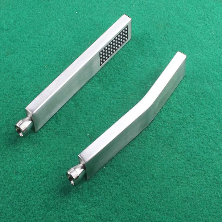 Lisslune | Simple Rectangle Shower Head 304 Stainless Steel Hand Shower