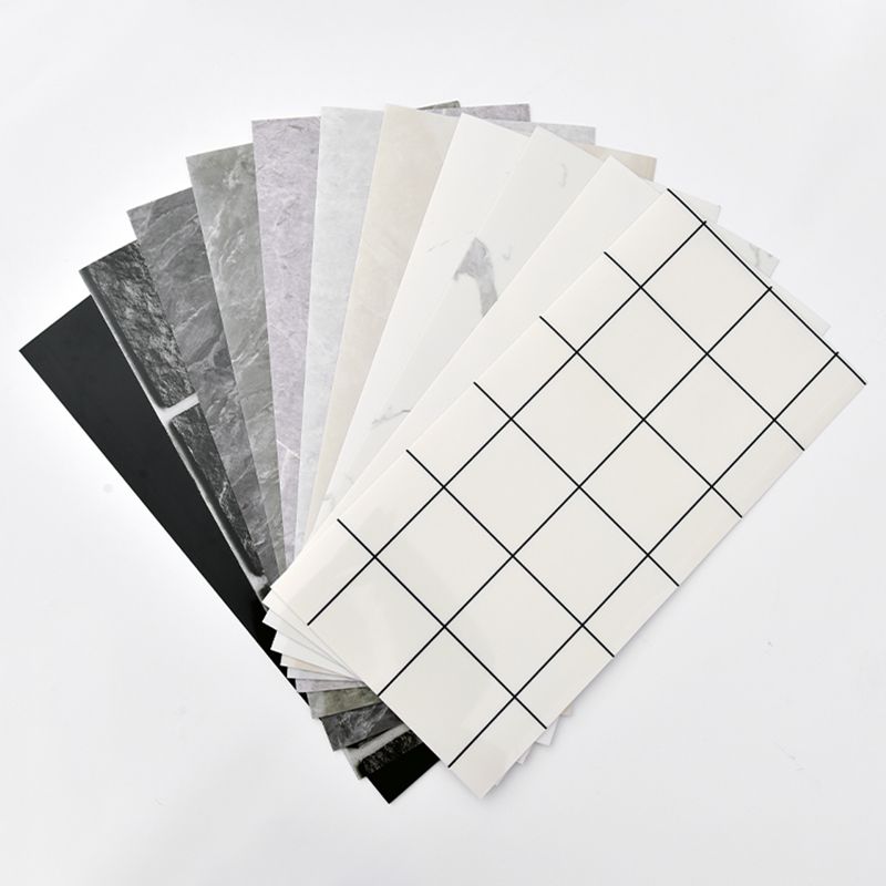 Lisslune | Modern Peel and Stick Back Wall Tile Rectangular Peel and Stick Wall Tile