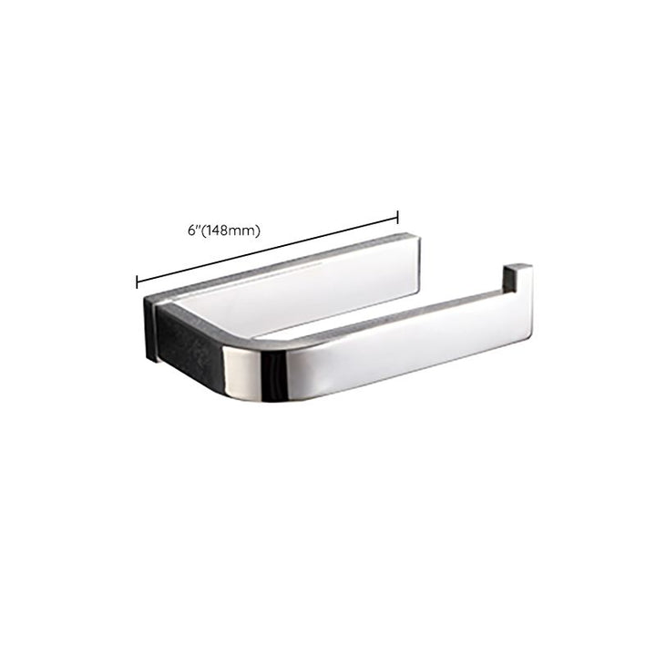 Lisslune | Modern Bathroom Element Set Paper Holder Gray Towel Bar Bathroom Accessory Set