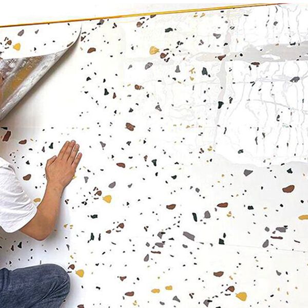 Lisslune | Polygon Peel and Stick Back Wall Tile PVC Smooth Peel and Stick Tile for Kitchen