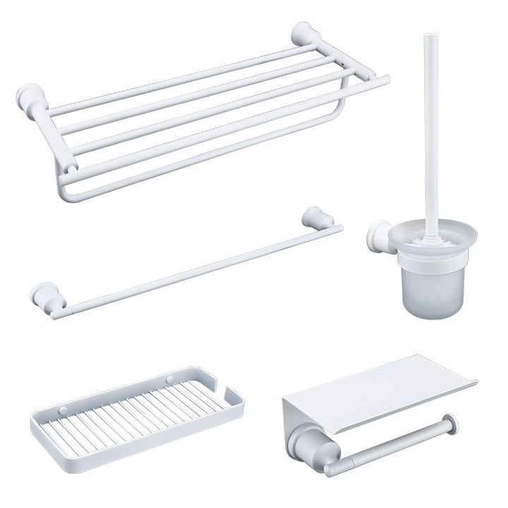 Lisslune | Contemporary white bathroom accessories as a single piece or in a set