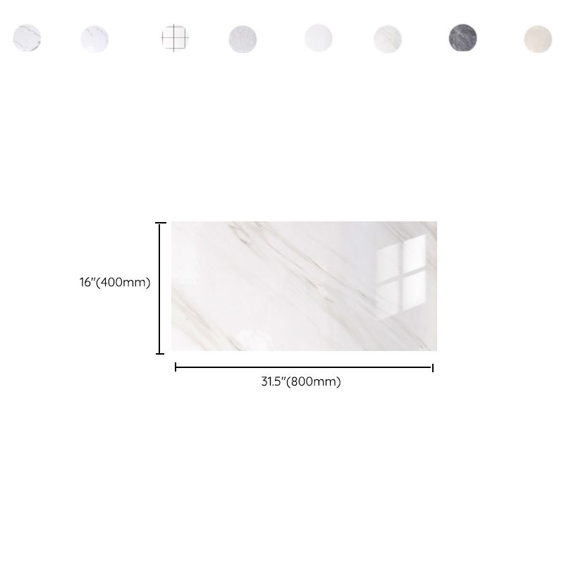 Lisslune | 10-Pack PVC rectangular Peel and Stick Tiles Kitchen and Bathroom Backsplash