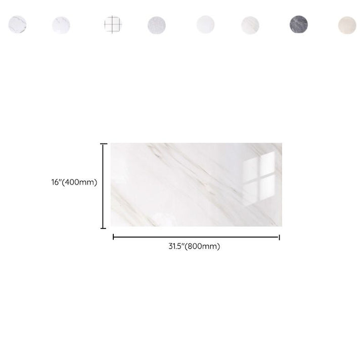 Lisslune | 10-Pack PVC rectangular Peel and Stick Tiles Kitchen and Bathroom Backsplash
