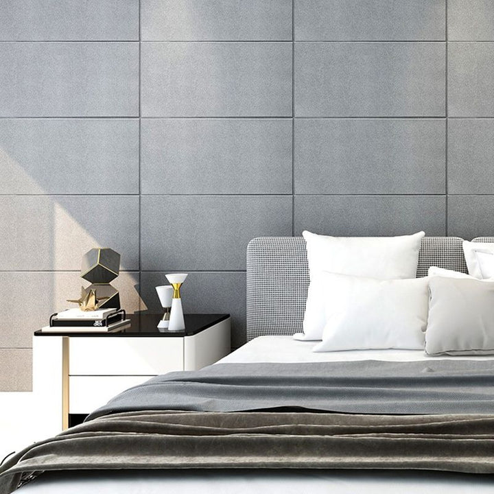 Lisslune | Glam Wall Covering Peel and Stick Texture Effect Design Square Wall Panel