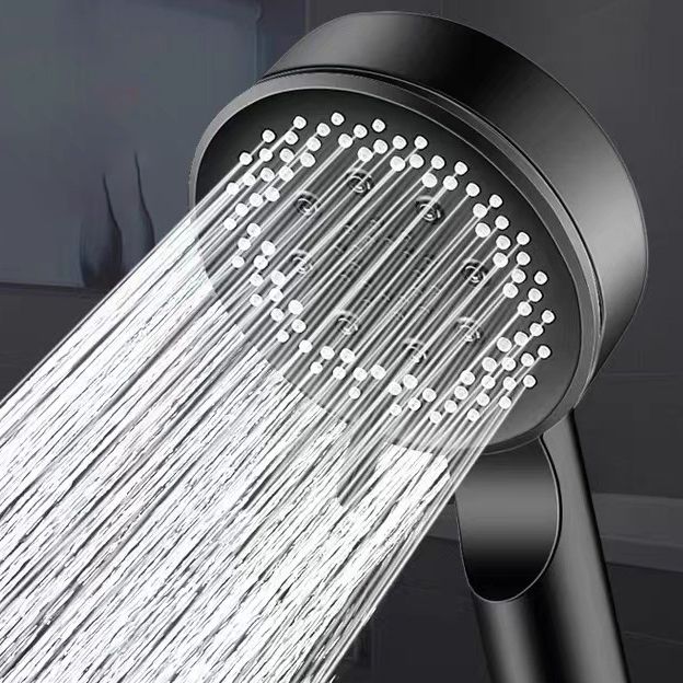 Lisslune | Classic Plastic Shower Head 5 Settings Round Handheld Shower Heads