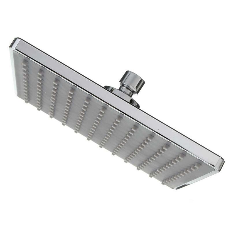 Lisslune | Contemporary Shower Combination Fixed Shower Head Chrome Ceiling Mounted Shower Head