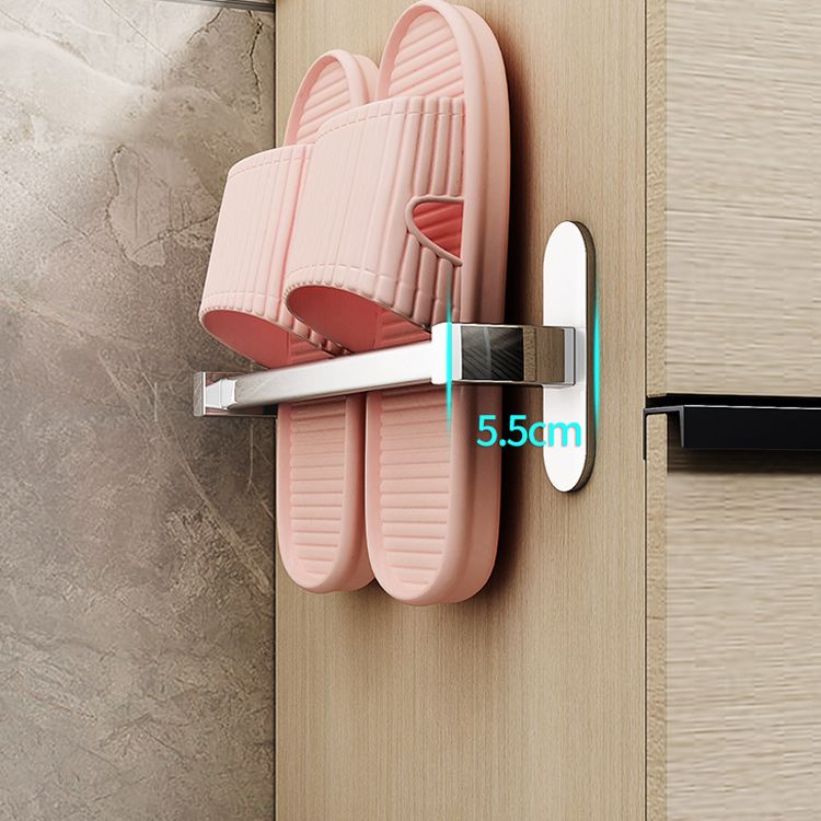 Lisslune | 2-Piece Stainless Steel Slip-Resistant Modern Chrome Bathroom Hardware Set