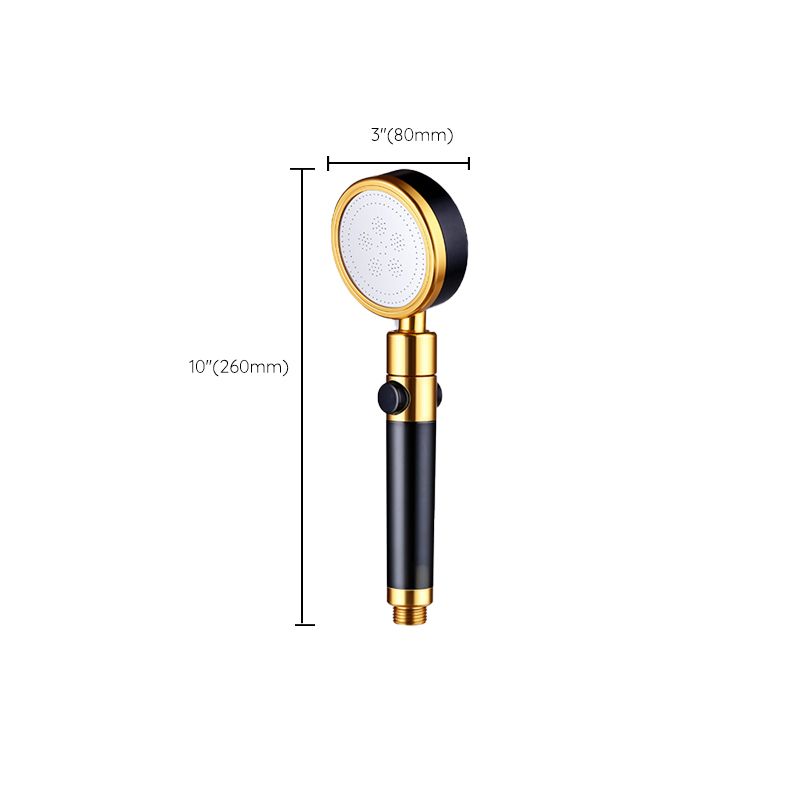 Lisslune | Modern Metal Hand Shower in Black Water efficient round Shower Head