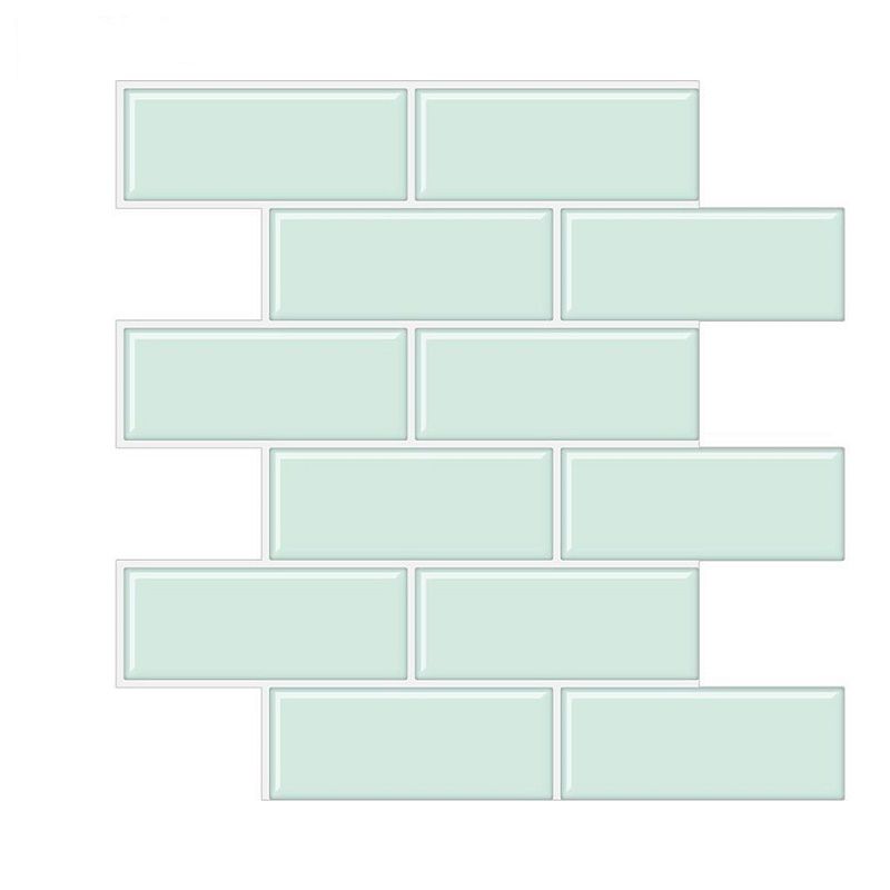 Lisslune | Rectangular Tile - Peel & Stick Easy waterproof plastic peel and stick subway tile for the kitchen