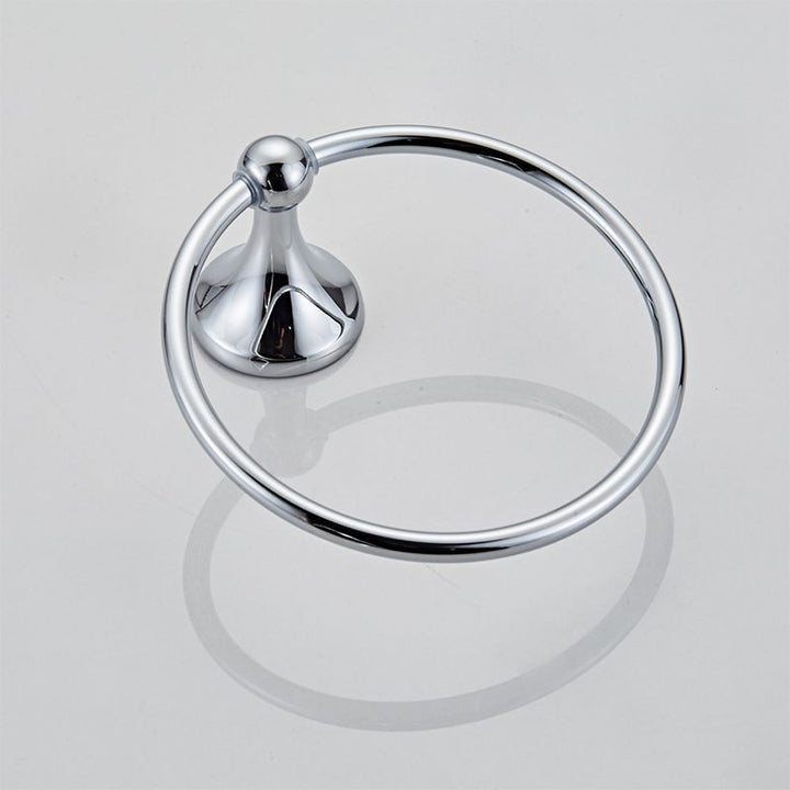 Lisslune | Metal Bathroom Set Traditional Style Chrome Bathroom Accessories Set