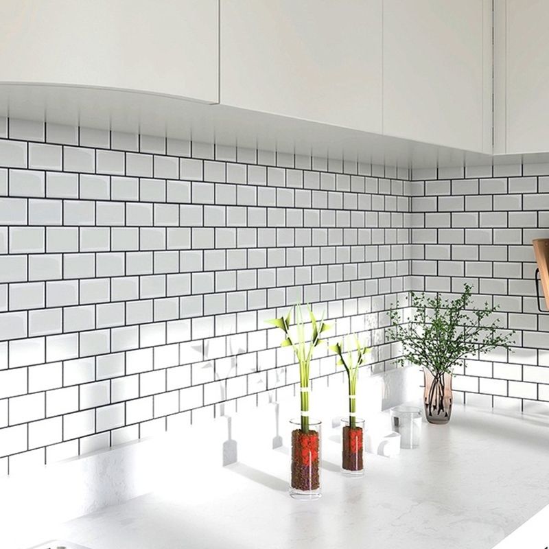 Lisslune | Modern Wallpaper Field Tile/Single Tile Peel and Stick Back Splash Kitchen