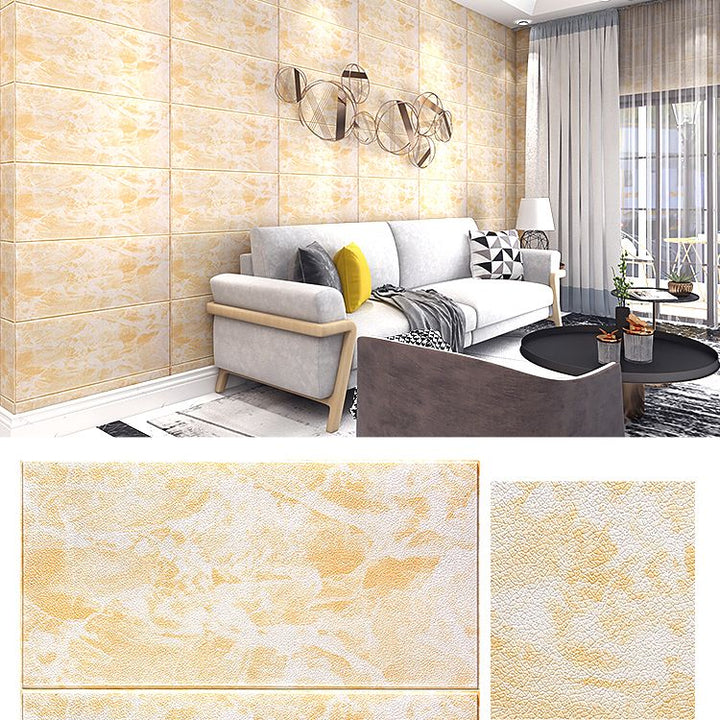 Lisslune | Modern Pearl Wall Bowls PVC Foam Wall Access Panel Peel and Stick Wall Tiles