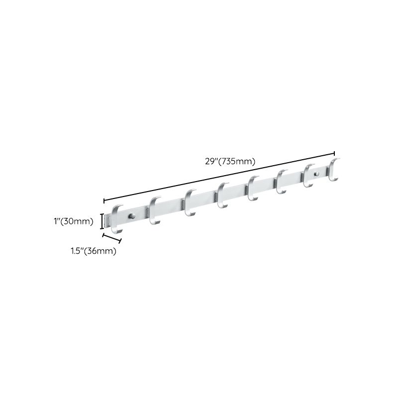 Lisslune | Modern Bathroom Accessories Set Silver/Black Bathroom Accessory Kit