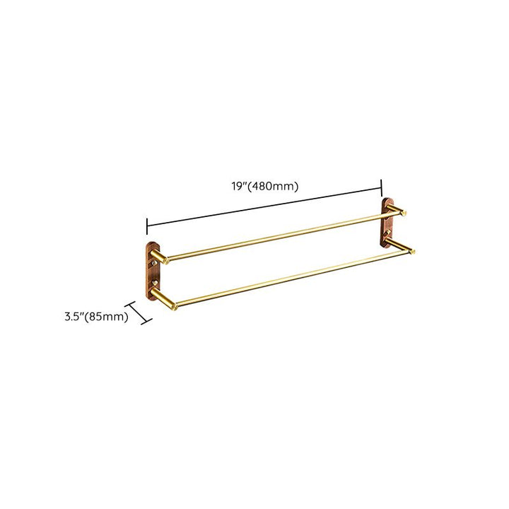 Lisslune | Modern Gold Bathroom Accessory Set Bathroom Shelf Paper Holder Bathroom Accessory Set