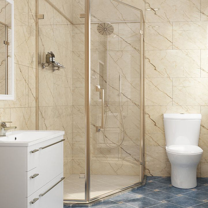 Lisslune | Modern splash protection wall covering waterproof removable and adhesive mosaic tile for the bathroom