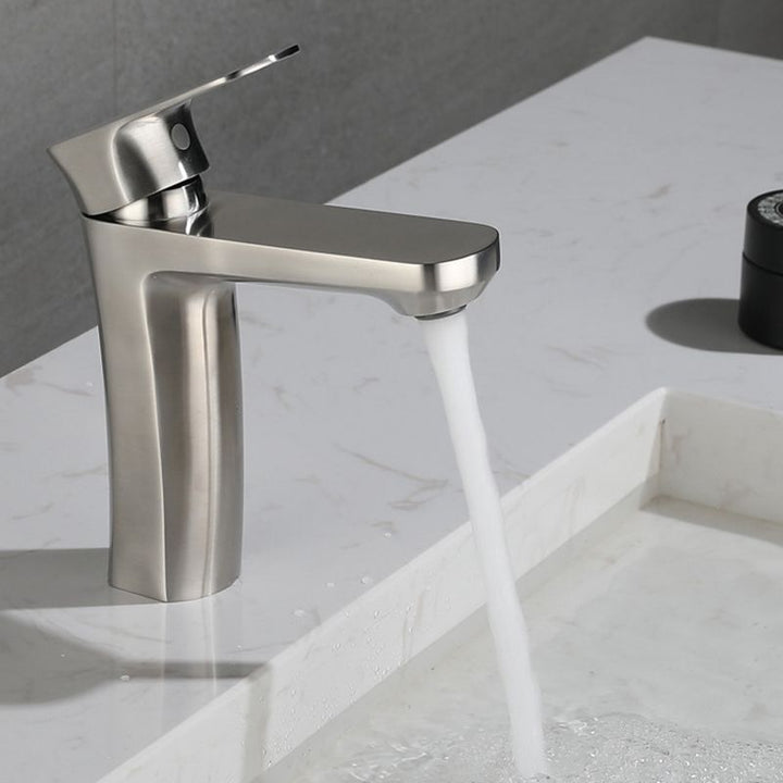 Lisslune | Square 1-Handle Basin Mixer 1 Hole Basin Mixer