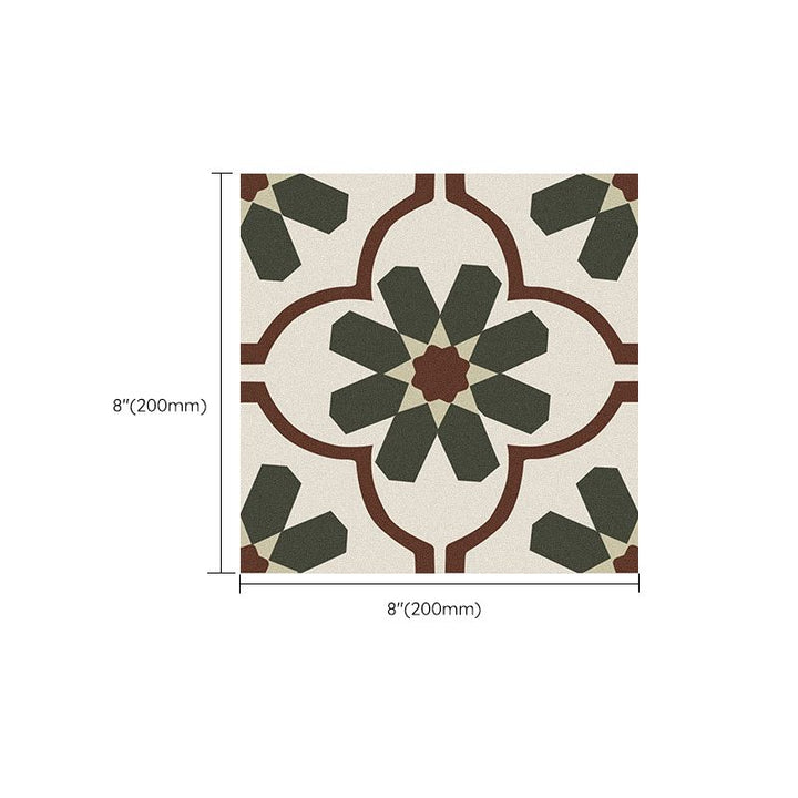 Lisslune | Single Tile Wallpaper Square PVC Peel & Stick Field Tile with Waterproof