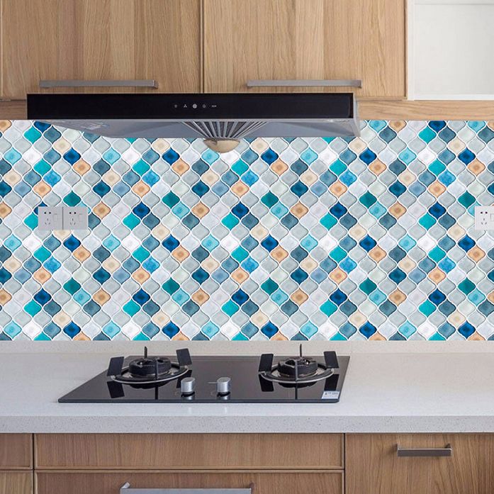 Lisslune | Plastic Peel & Stick Mosaic Tiles Waterproof Mosaic Tiles Wallpaper