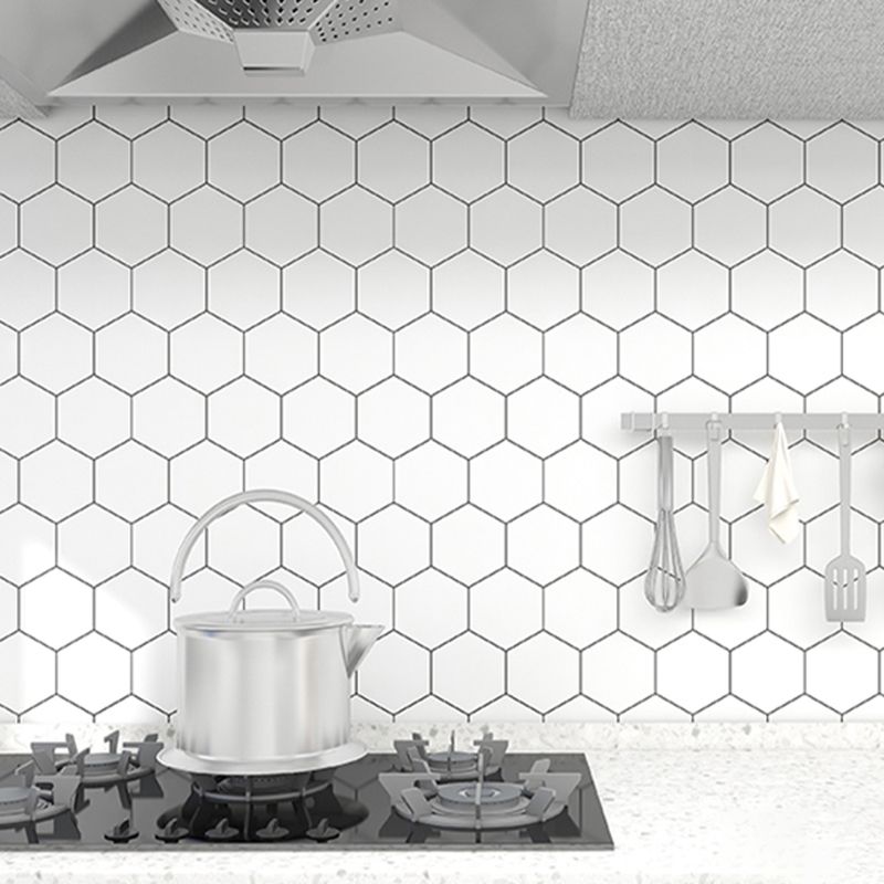 Lisslune | Modern Peel and Stick Wallpaper Smooth Removable and Adhesive Background Tiles for the Kitchen