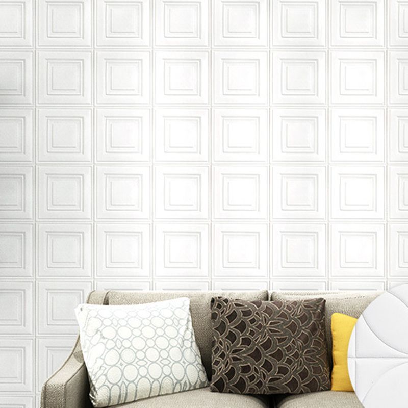 Lisslune | Contemporary Wall Shelves 3D Brick Bathroom Wall Panels Set of 2