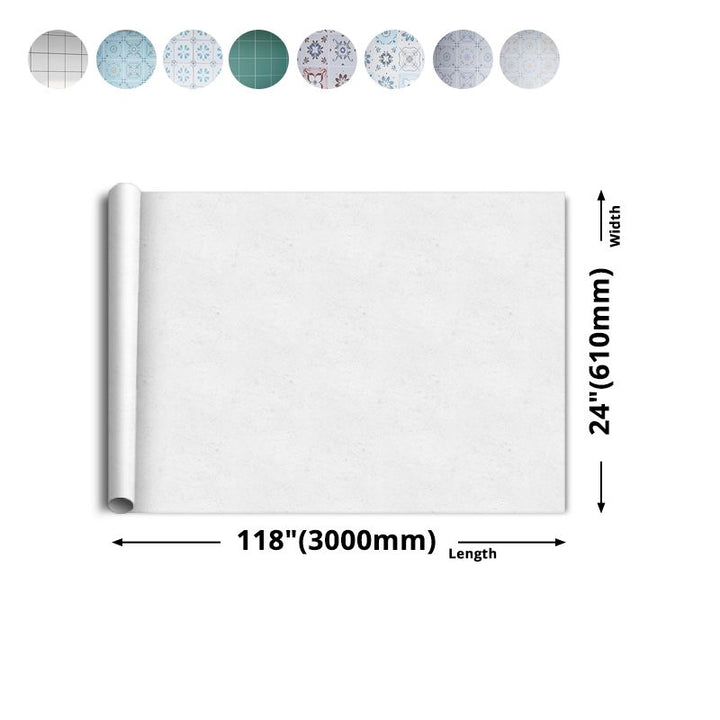 Lisslune | Modern Peel and Stick Backsplash PVC Mosaic Tiles Wallpaper for Backsplash Wall